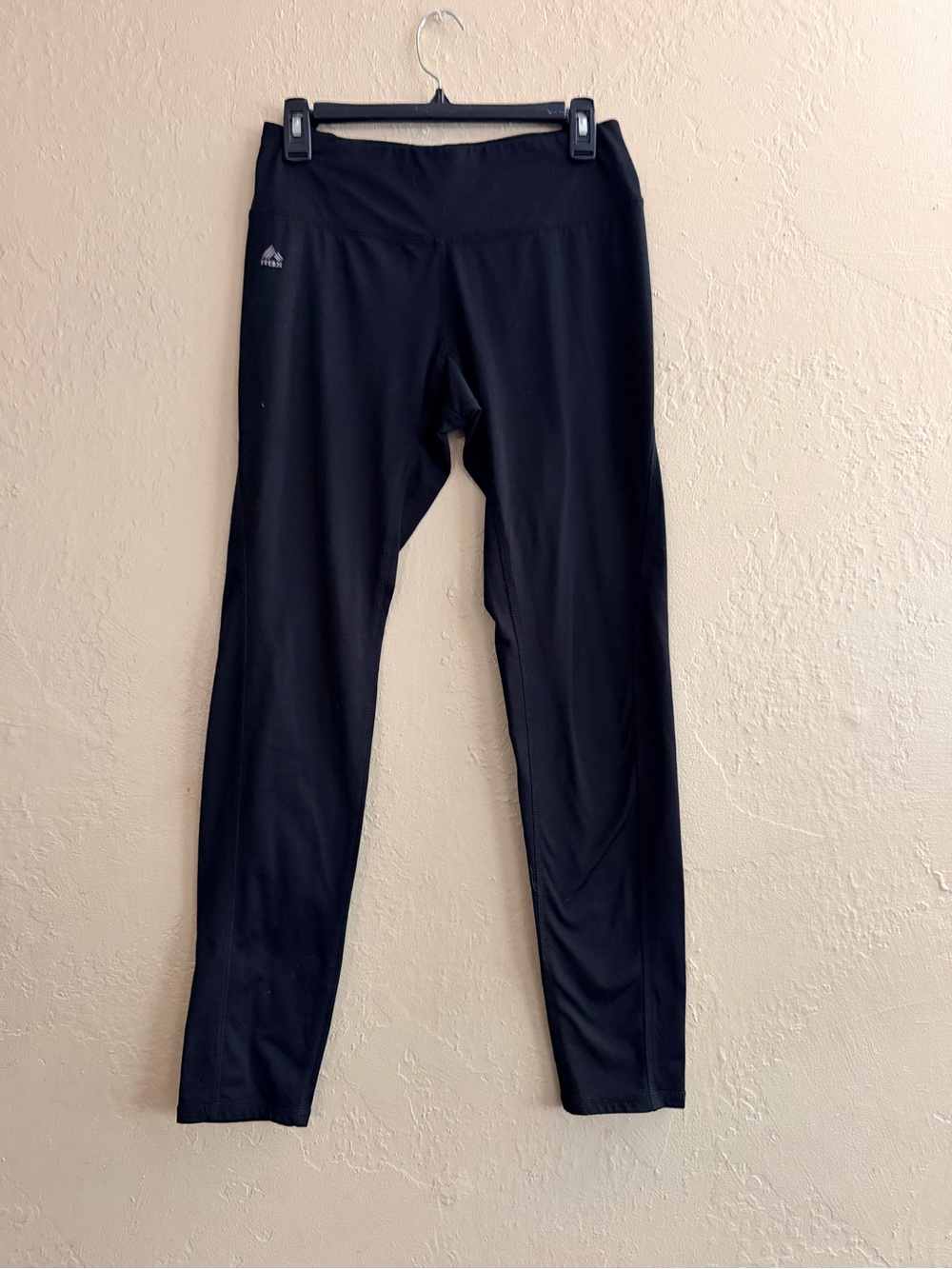 RBX Black Women's Fitness Leggings with Subtle Logo